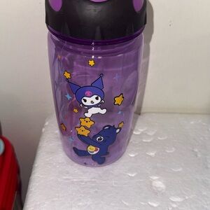 Purple Character Water Bottle